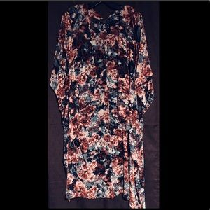 BCBGMAXAZRIA Floral Kimono Coverup